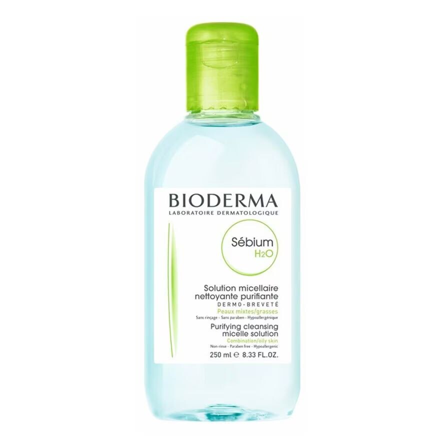 

Bioderma BIODERMA Sebium H2O Очищающая вода для снятия макияжа 250 мл, Light blue
