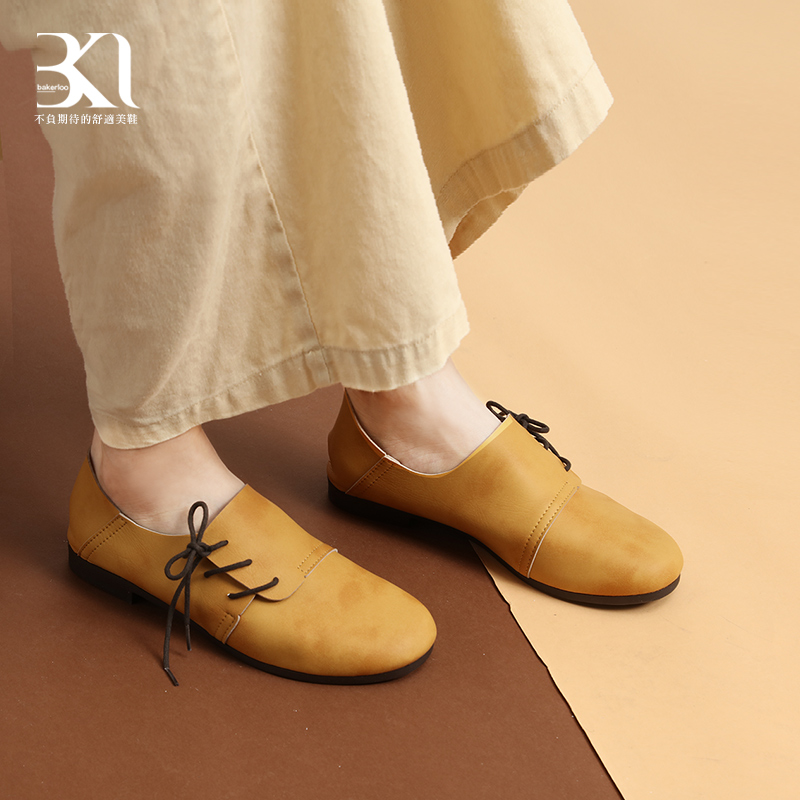 BAKERLOO Женские повседневные туфли-лодочки - имбирно-желтые, цвет Ginger Yellow — фото 4