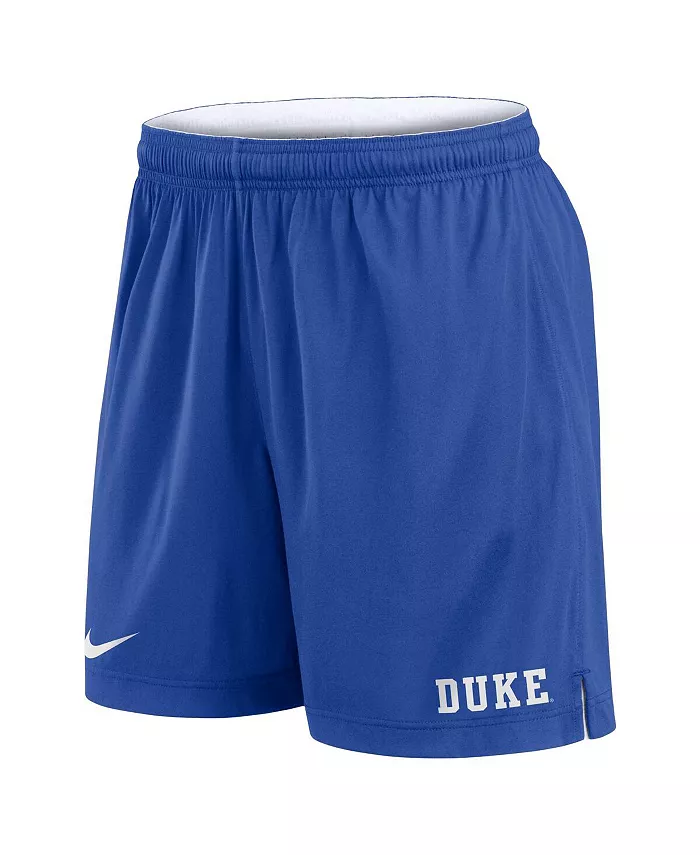 Мужские бело-голубые реверсивные шорты для тренировок Duke Blue Devils Primetime Nike — фото 2