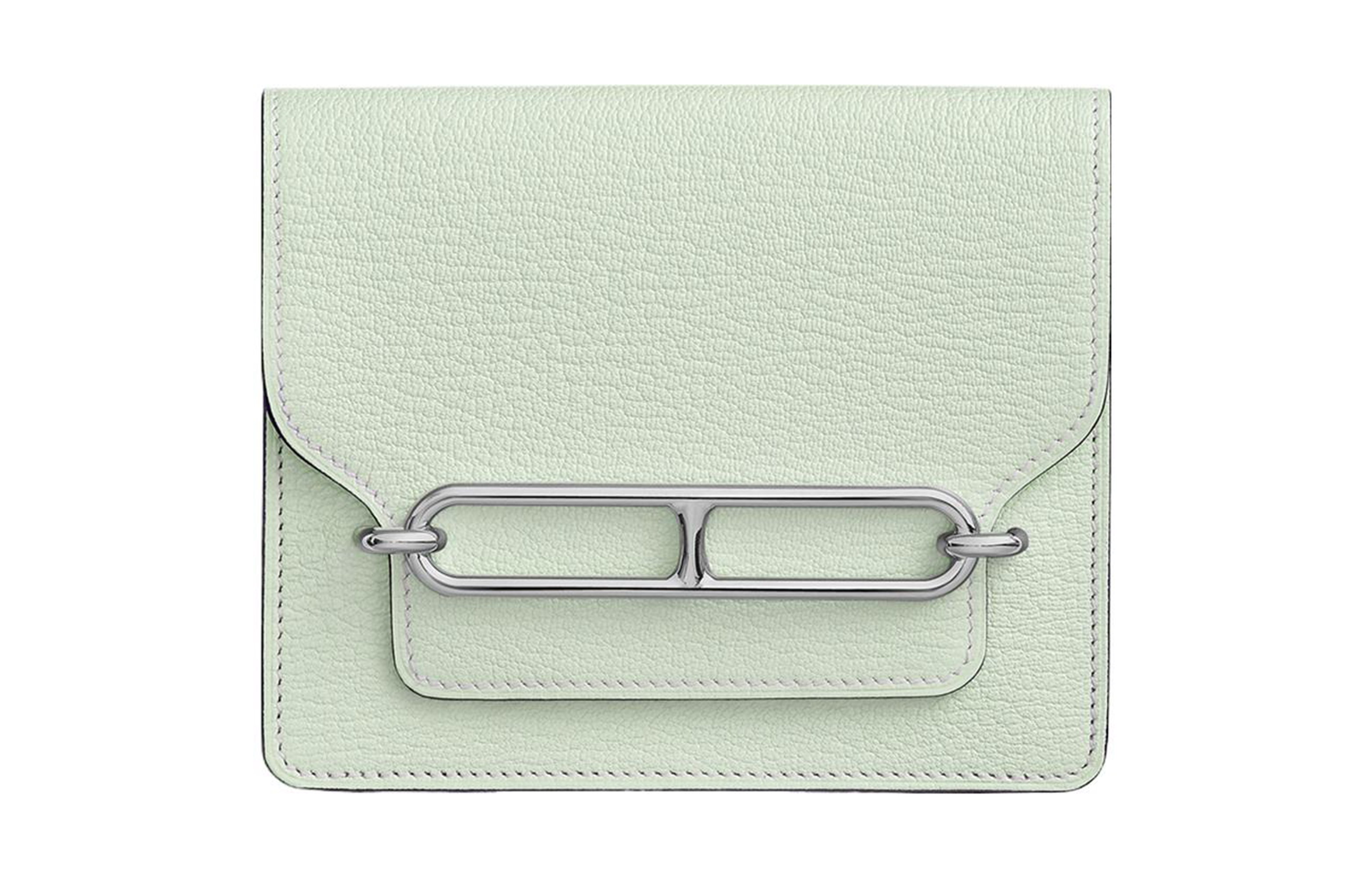 

HERMES Кошелек-кошелек Roulis Mysore Goat Skin с носом свиньи, обычный, женский, 0S Vert Fizz Bubble Green