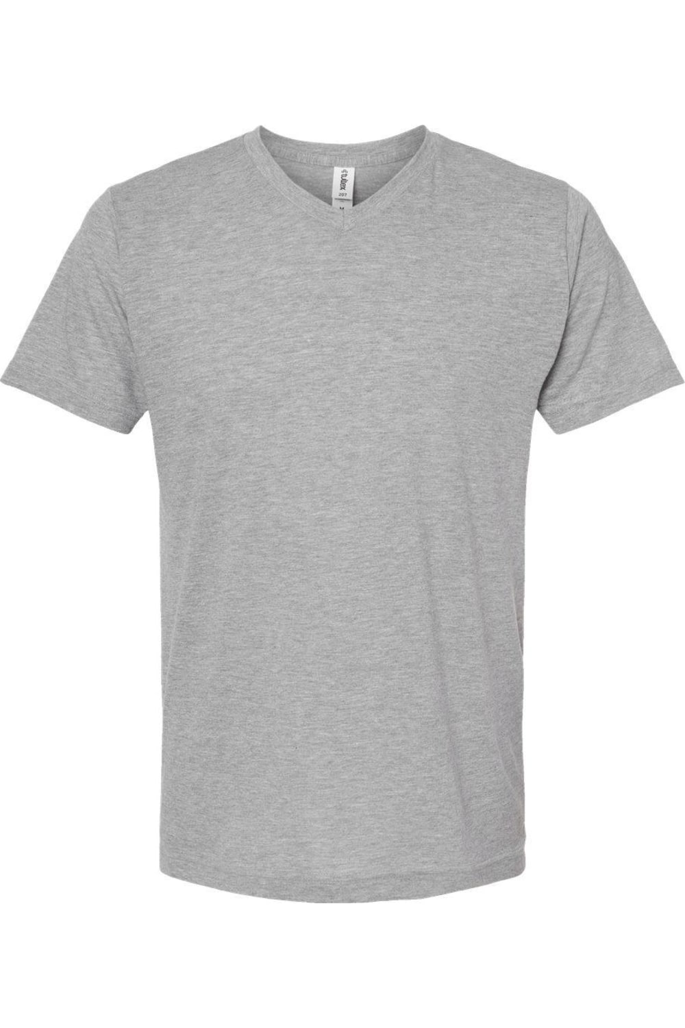 

Футболка унисекс Tultex Poly-Rich с V-образным вырезом, цвет heather grey