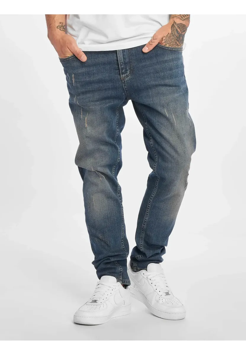

Комфортные джинсы DEF "Мужские джинсы Tommy slim fit DEF" (1 шт.), голубой