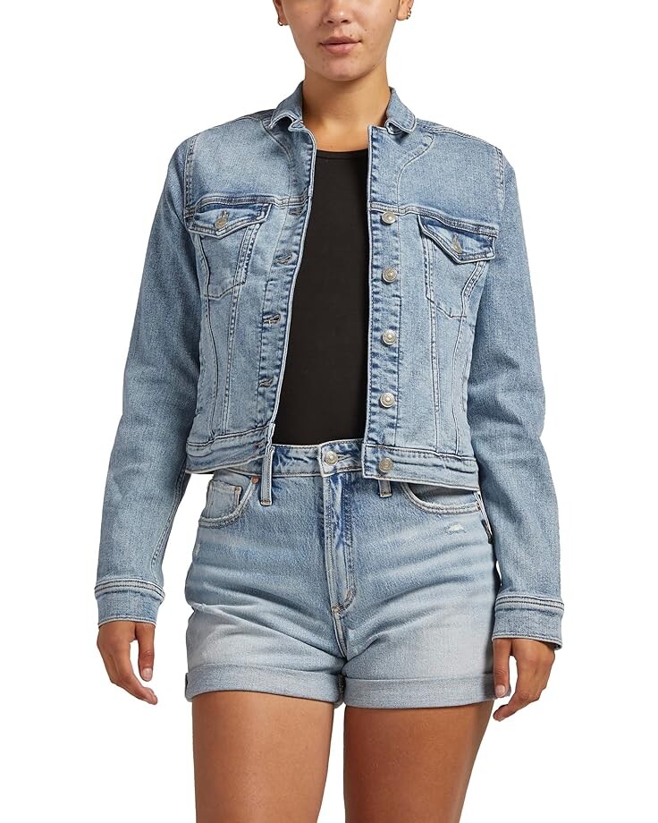 

Куртка Silver Jeans Co. Fitted Denim LJ0003EKC261, цвет Indigo