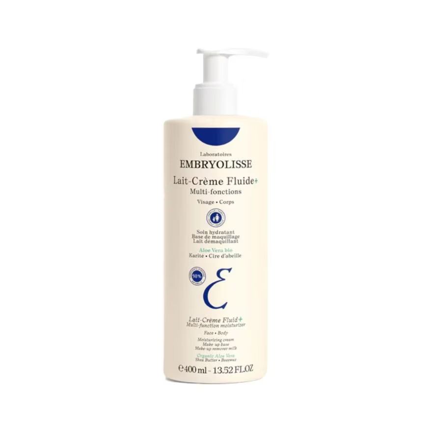 

Embryolisse Lait-Creme Fluide+ 400мл.Увлажняющий крем подходит для всех типов кожи, White