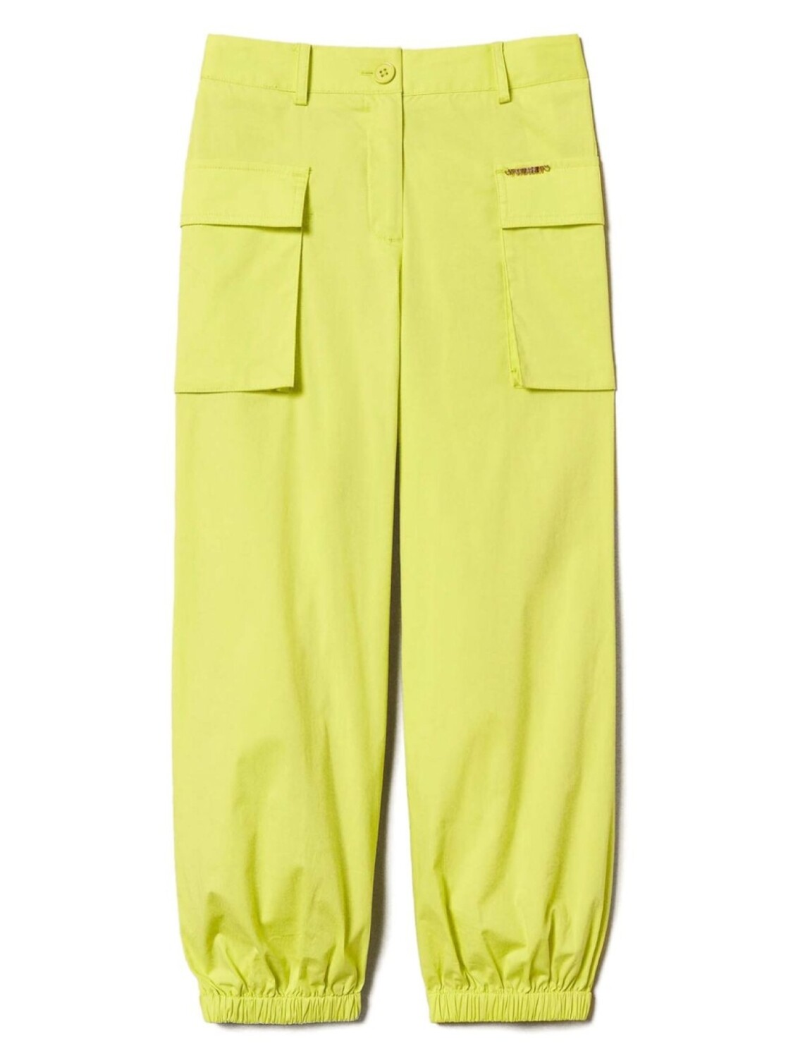 

TWINSET Kids брюки карго, желтый