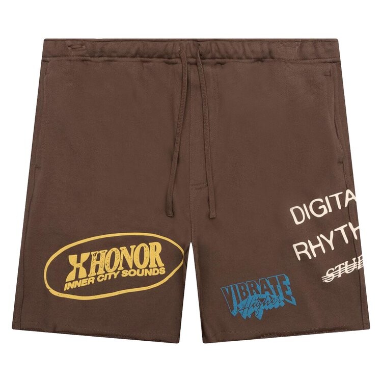 

Шорты Honor The Gift Studio Terry Short, коричневый