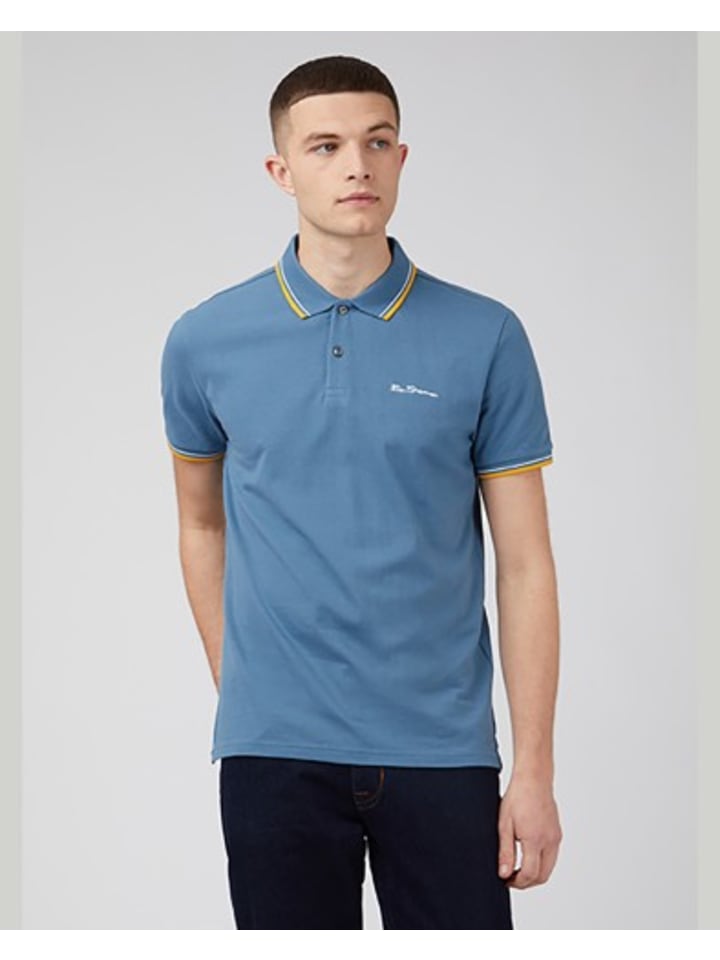 

Футболка поло Ben Sherman, синий