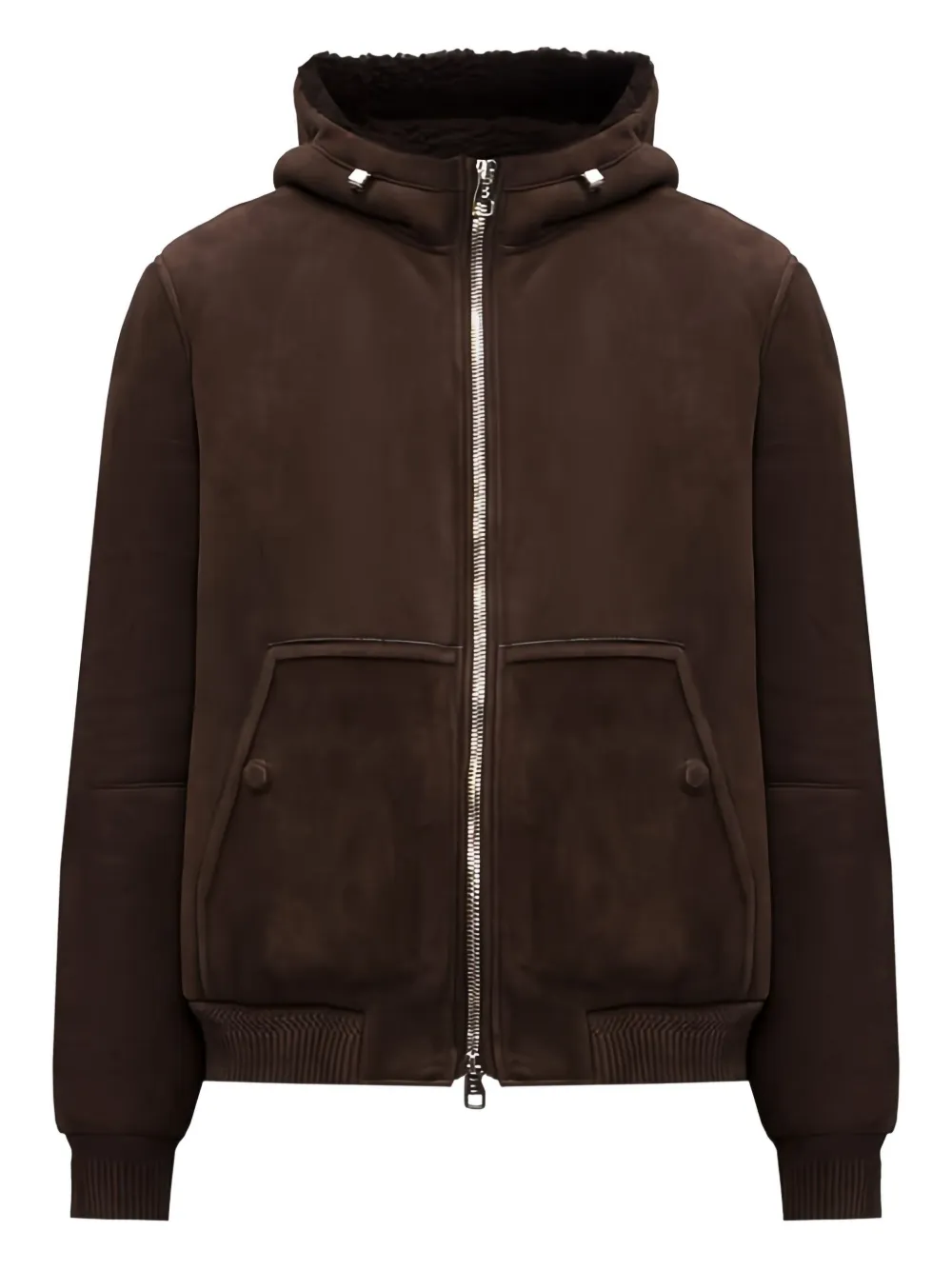 

Куртка с капюшоном на молнии Brett Johnson, коричневый