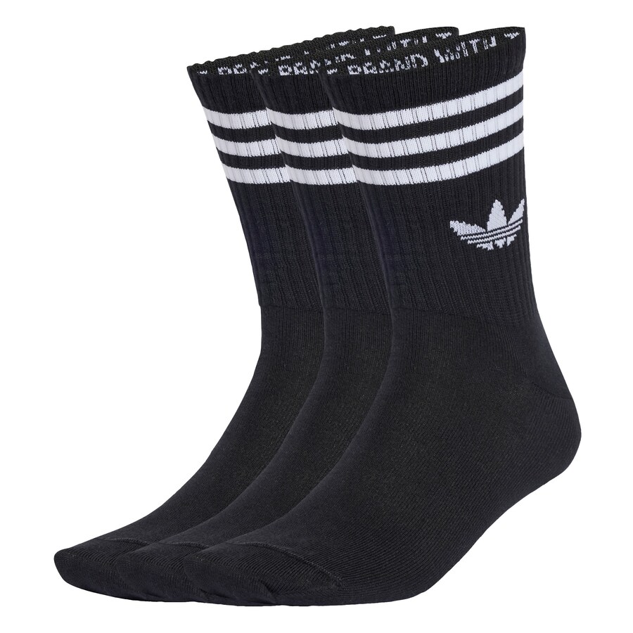 

Носки ADIDAS ORIGINALS 3-Stripes Crew 3 Pairs, Black