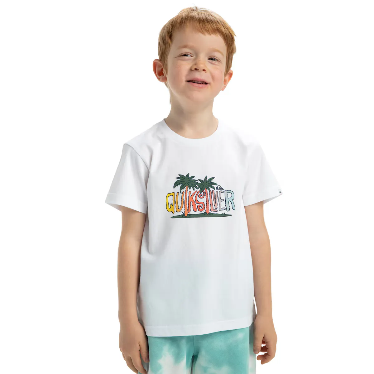 

Детская футболка Quiksilver Sunny Palms, белый