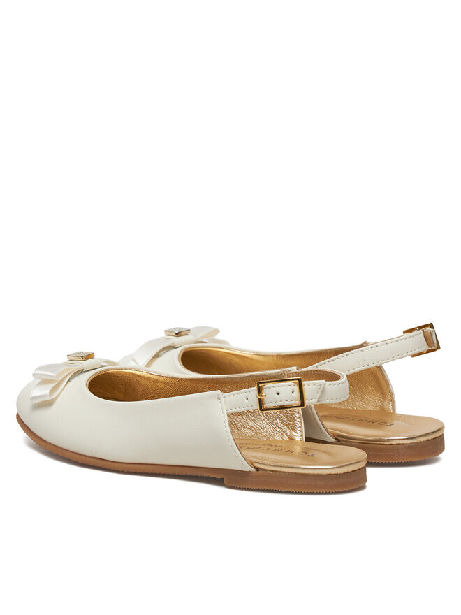 Сандалии Tommy Hilfiger Ballerina Chanel T4A3-33929-0206 M, экрю — фото 3