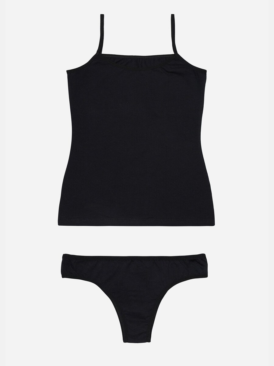 

Короткий пижамный комплект Tazzio F907, черный