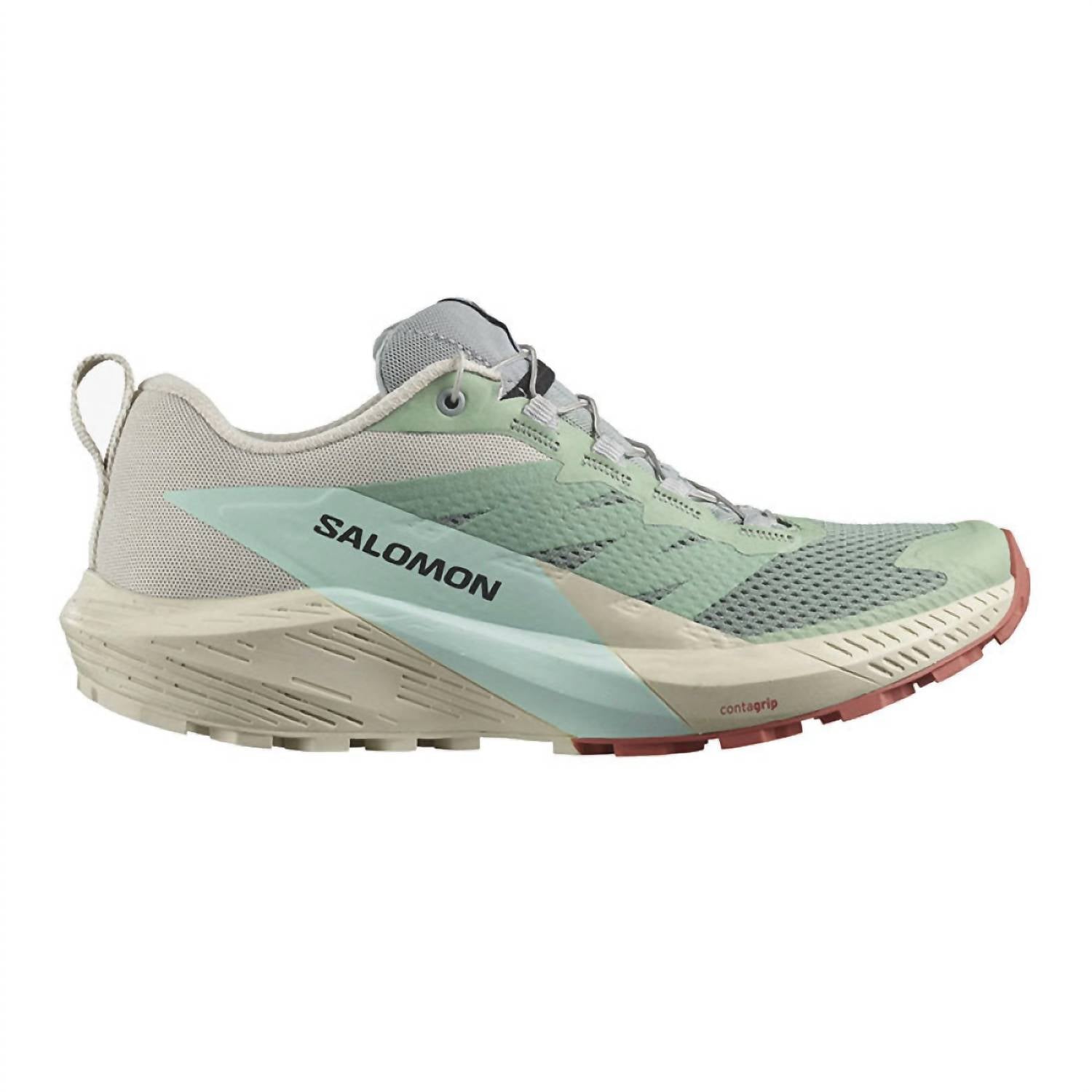 Женские кроссовки для бега Ride 5 от Sense в цвете Lily Pad/Rainy Day/Bleached Aqua SALOMON, Lily Pad/Rainy Day/Bleached Aqua