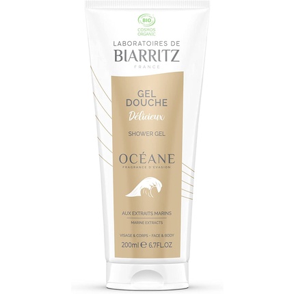 

Laboratoires de Biarritz Oceane Delicious Органический гель для душа 200 мл, Серый, Laboratoires de Biarritz Oceane Delicious Органический гель для душа 200 мл