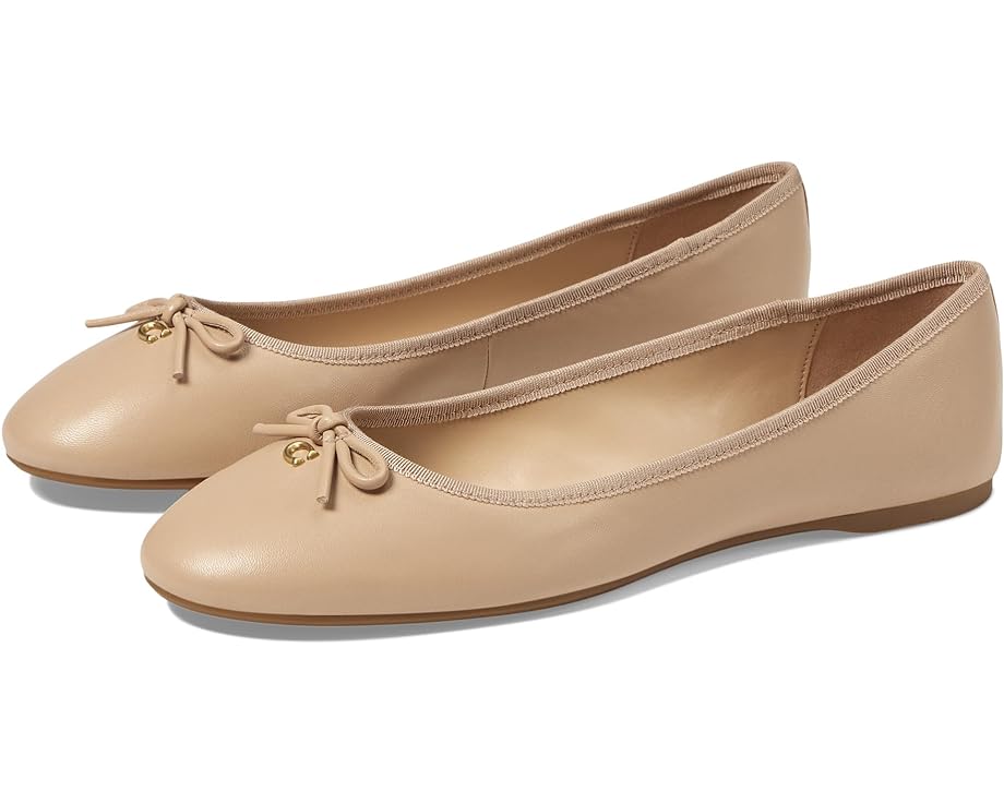 

Туфли на плоской подошве COACH Abigail Leather Ballet Flat, цвет Beechwood