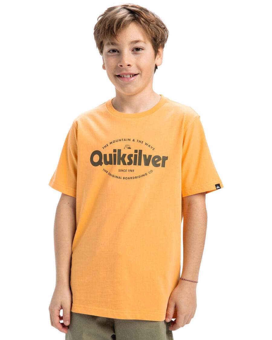 

QUIKSILVER Футболка EV SHAPE ALL DAYS Orange Boy