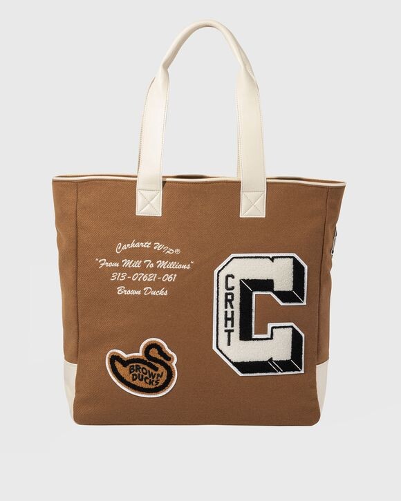 

Сумка-тоут Carhartt Wip Brown Ducks Tote, цвет hamilton brown / wax