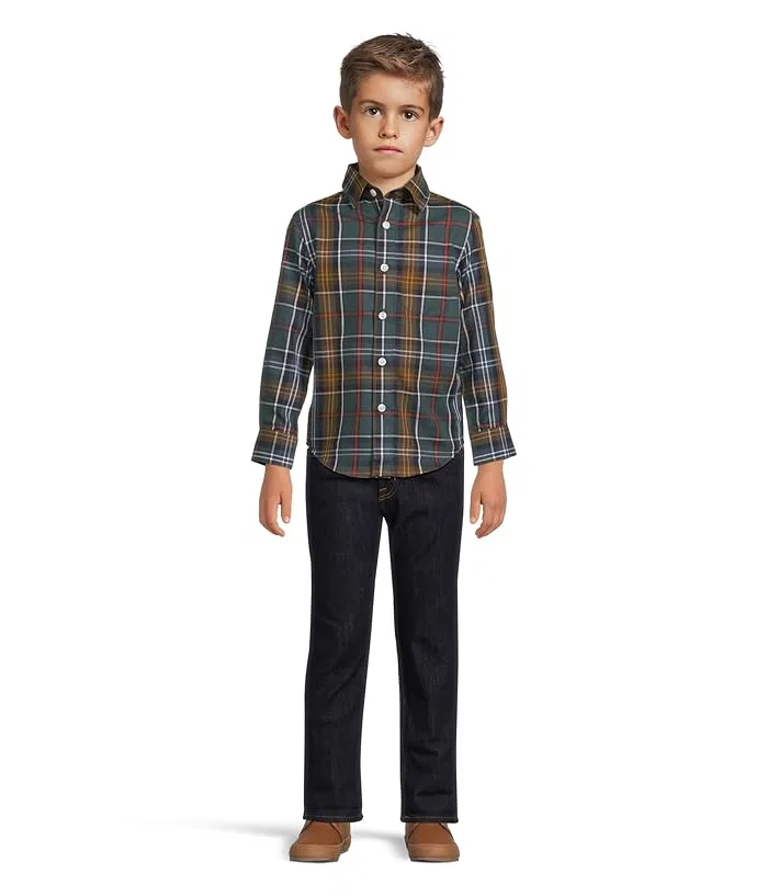 Рубашка классическая Standard Shirt Appaman Kids, Lakeside Plaid — фото 4