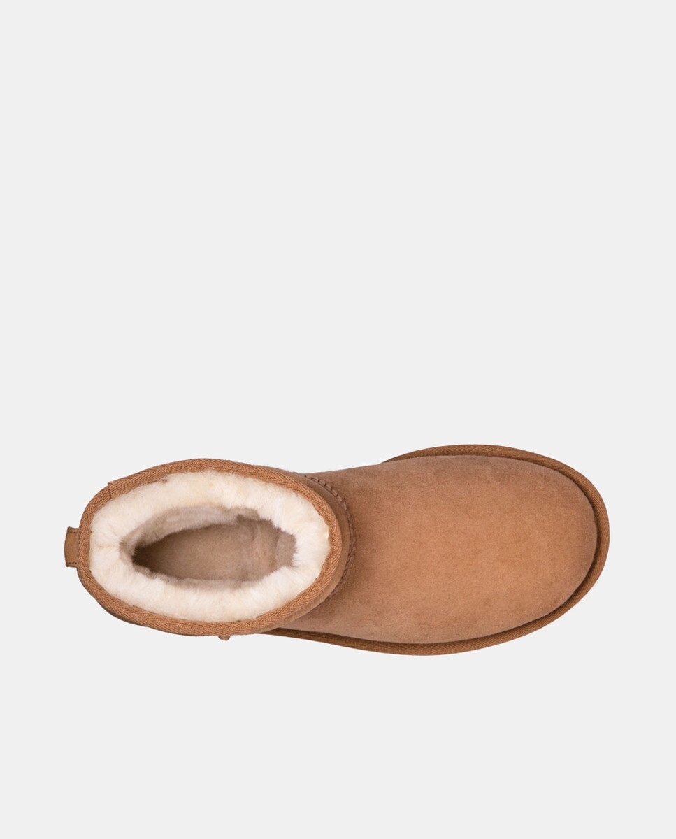 Угги женские UGG Classic Mini II с меховой внутренней подкладкой, коричневый — фото 4
