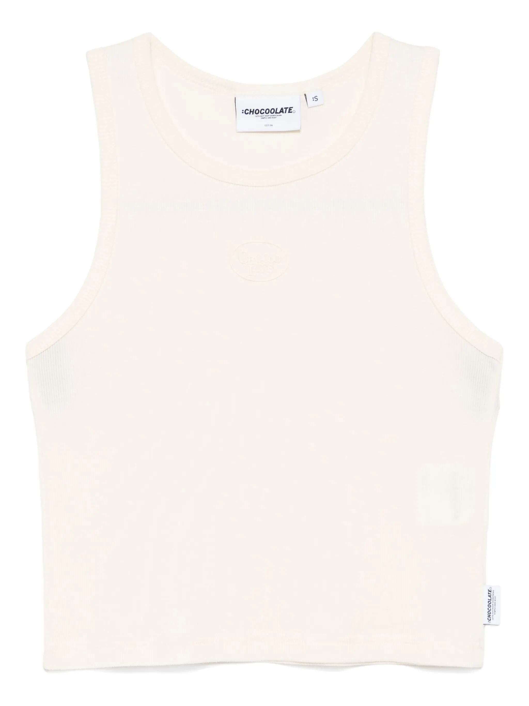 

Топ с тиснением логотипа Chocoolate, нейтральный