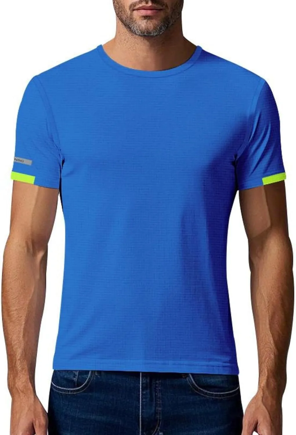 

Мужская футболка Quick Dry с коротким рукавом для бега и тренировок