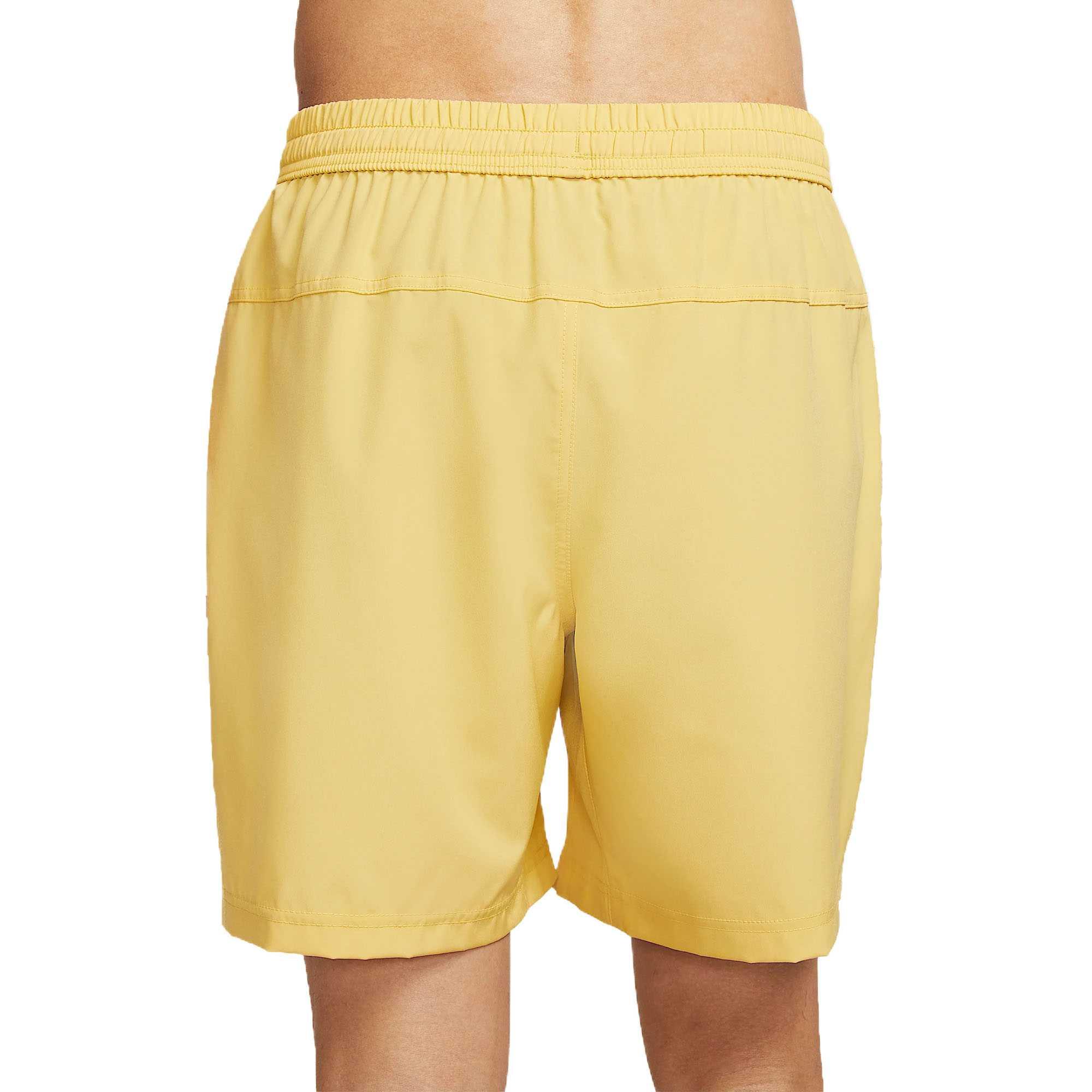 Nike Мужские спортивные шорты dri fit form saturn gold 700 — фото 3