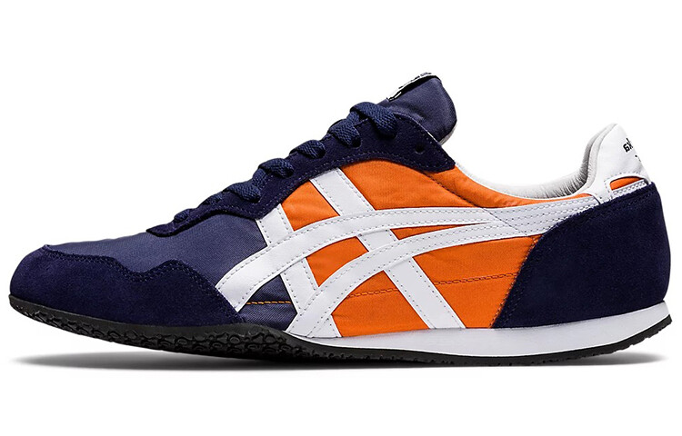 

Мужские кроссовки Serrano Lifestyle с низким верхом, синие/оранжевые Onitsuka Tiger, Синий, Мужские кроссовки Serrano Lifestyle с низким верхом, синие/оранжевые Onitsuka Tiger