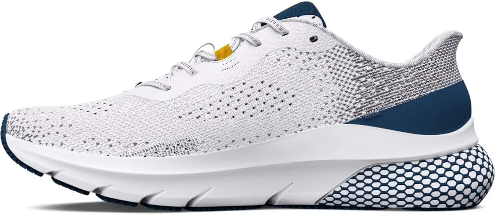 Мужские беговые кроссовки Under Armour HOVR Turbulence 2, белый/синий/золотой