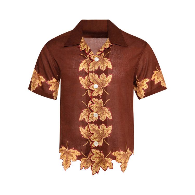 

Рубашка Bode Harvest Floor Short Sleeve Shirt, Auburn