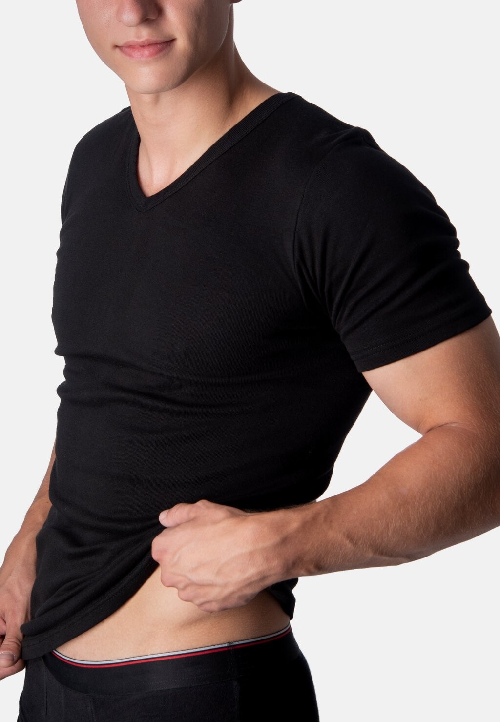 

Базовый слой V-NECK 2 PACK CLASSIC Black Snake, черный