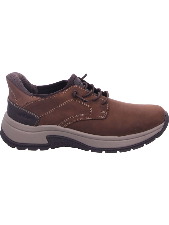 Кроссовки на шнуровке rieker Lowtop-Sneaker, цвет noce/moro/mandel/braun — фото 3