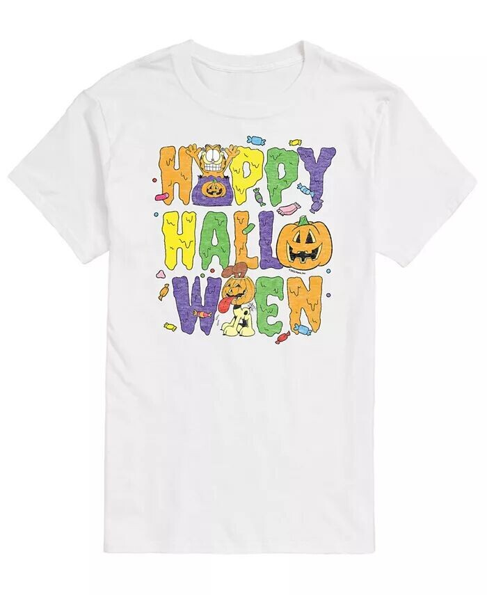 

Мужская футболка Гарфилд Happy Halloween AIRWAVES, белый