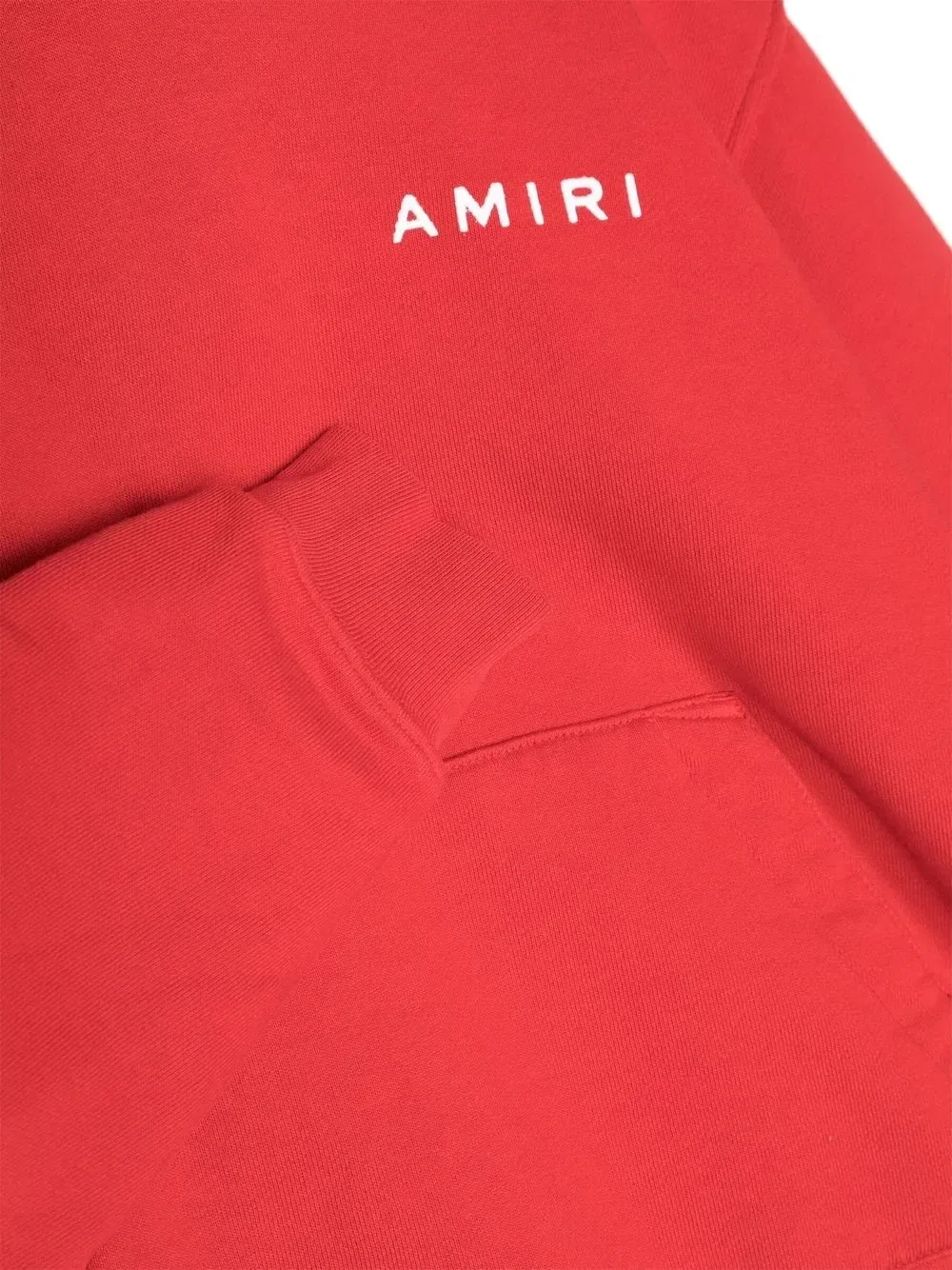 Худи с графичным принтом и кулиской Amiri Kids, красный — фото 3