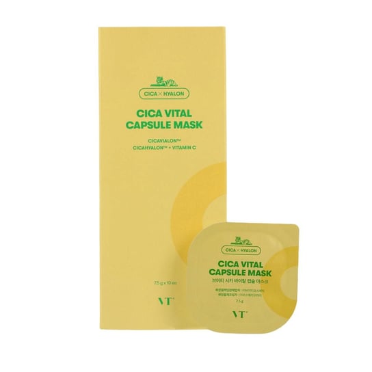 

Маска для лица, 10 шт. Vt Cosmetics, Cica Vital Capsule Mask