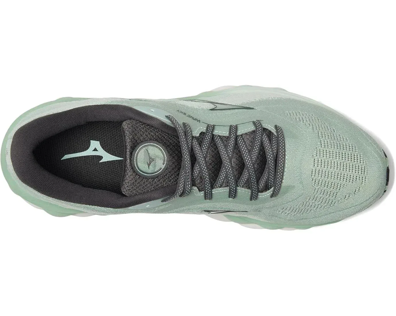 Кроссовки Wave Sky 7 J1GC230253 Granite Green DWA3293 Mizuno — фото 3