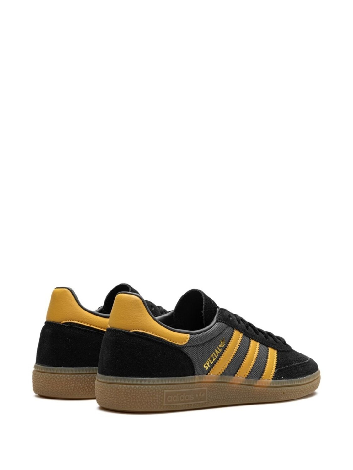 Кроссовки Adidas Handball Spezial "Core Black Preloved Yellow", черный — фото 3