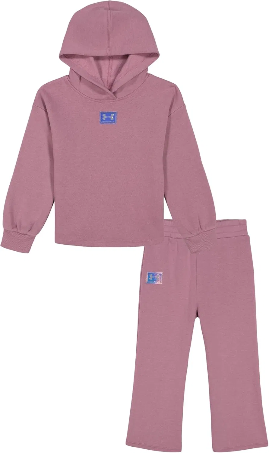 Детский спортивный костюм из флиса Under Armour, розовый