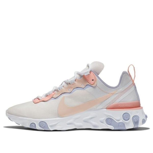Кроссовки реагируют на элемент 55 Nike, белый