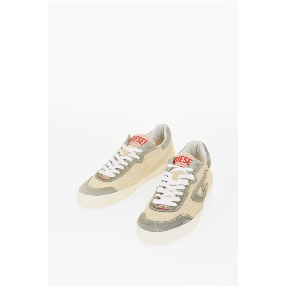 

Низкие кеды S-LEROJI из замши и ткани Diesel, Bicolor