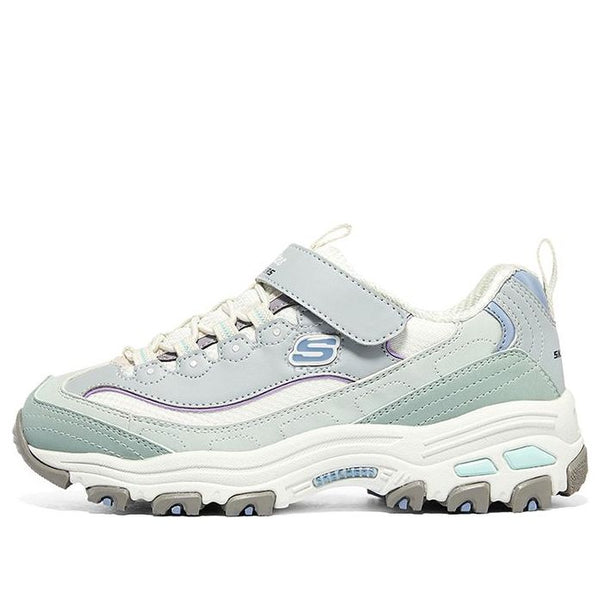 

Кроссовки d'lites 'light blue white' Skechers, голубой