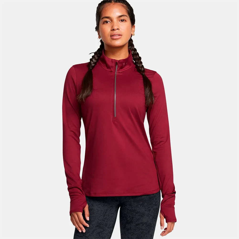

Футболка Under Armour Launch Pro Half Zip half zip long sleeve, красный
