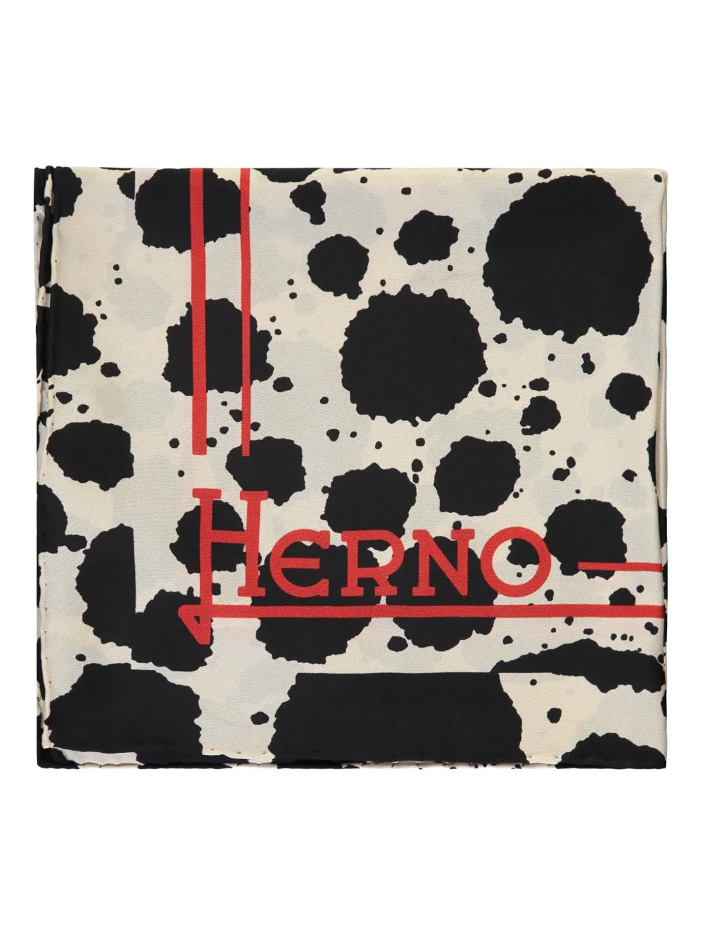 

Шарф в горошек Herno, нейтральный