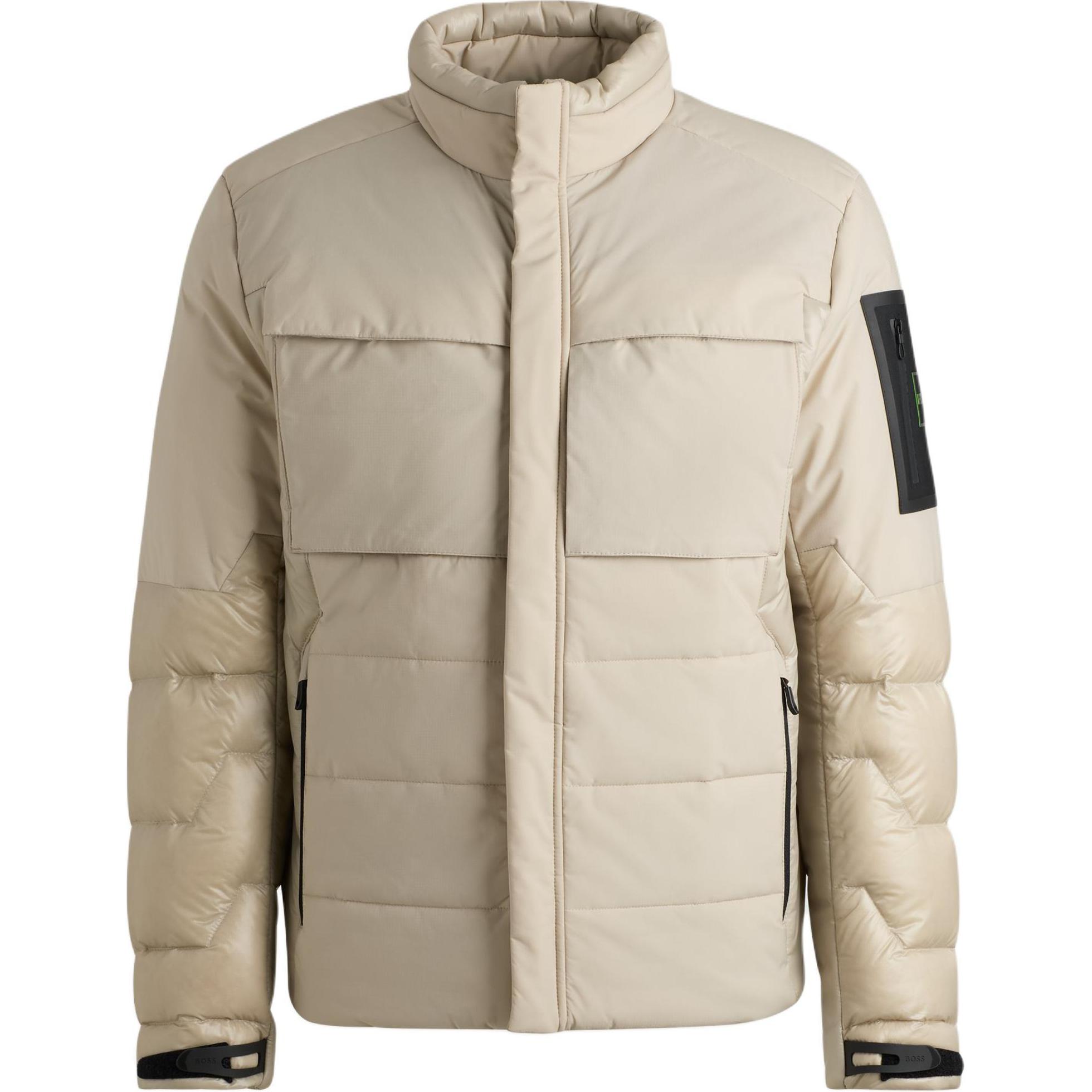 

HUGO BOSS Мужская пуховая куртка светло-бежевая, Light Beige