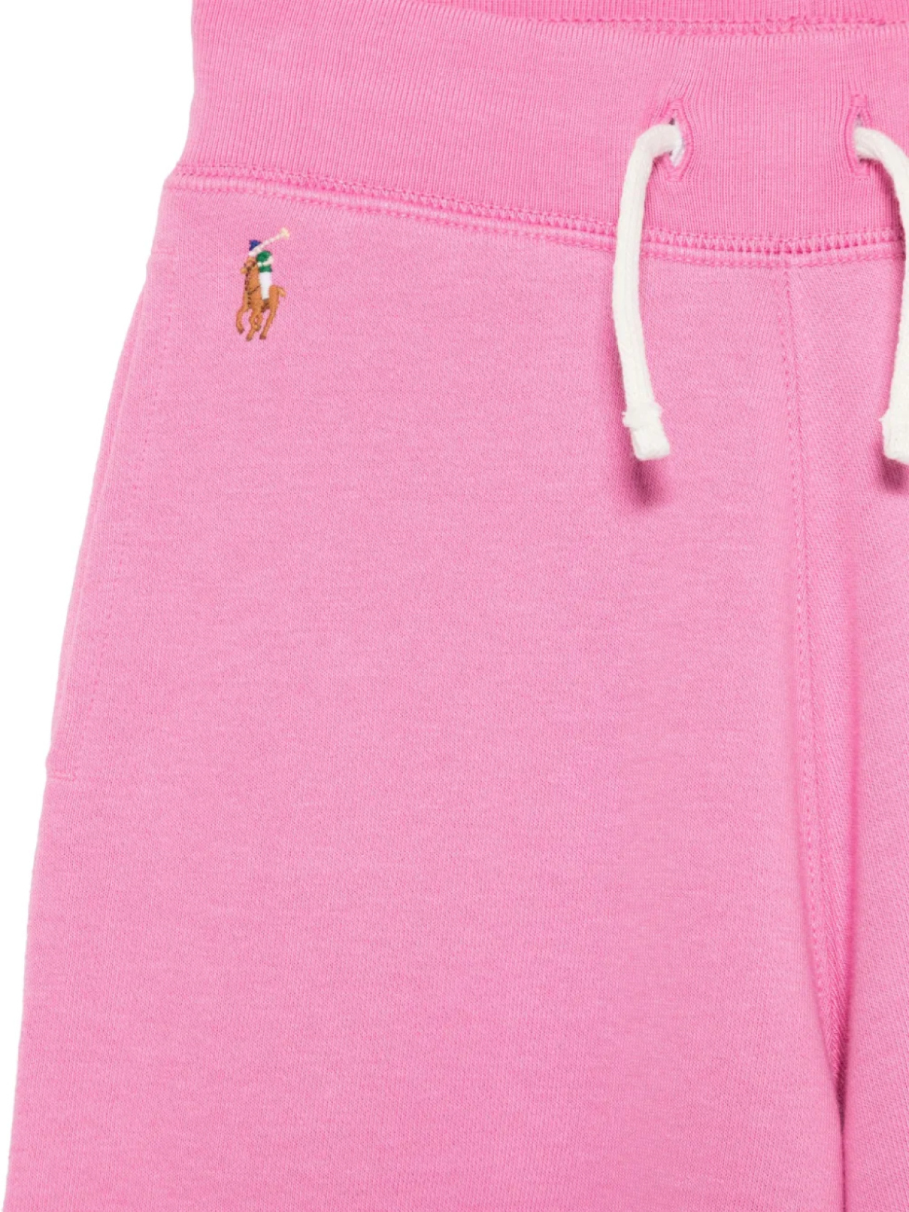 POLO RALPH LAUREN KIDS спортивные брюки с кулиской, розовый — фото 3