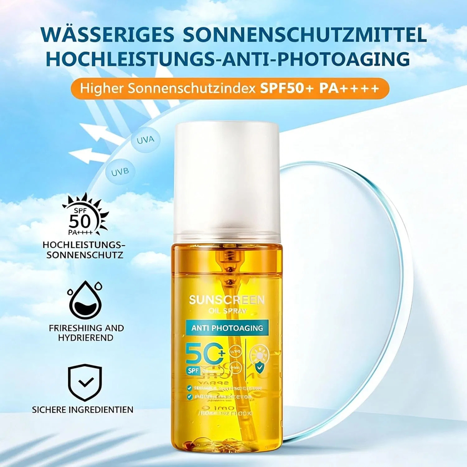 Солнцезащитный спрей с SPF 50 водостойкий, 100 мл Altherona — фото 2