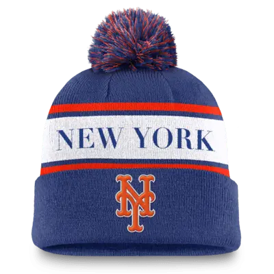 

Шапка Nike New York Mets Team Stripe Peak, цвет Royal