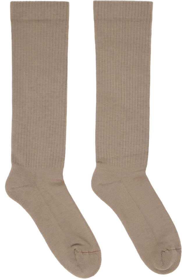 

Rick Owens Drkshdw Серые конкорданские носки до колен