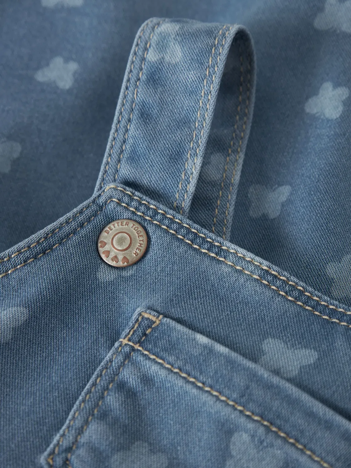 Платье джинсовое, Name it, light blue denim — фото 4