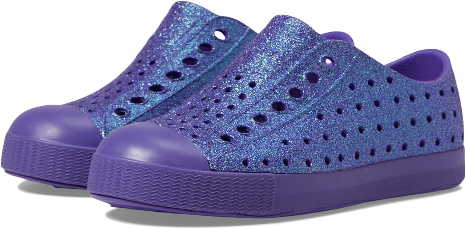 

Кроссовки Native Shoes Kids Jefferson Bling, цвет Ultra Bling/Ultra Violet