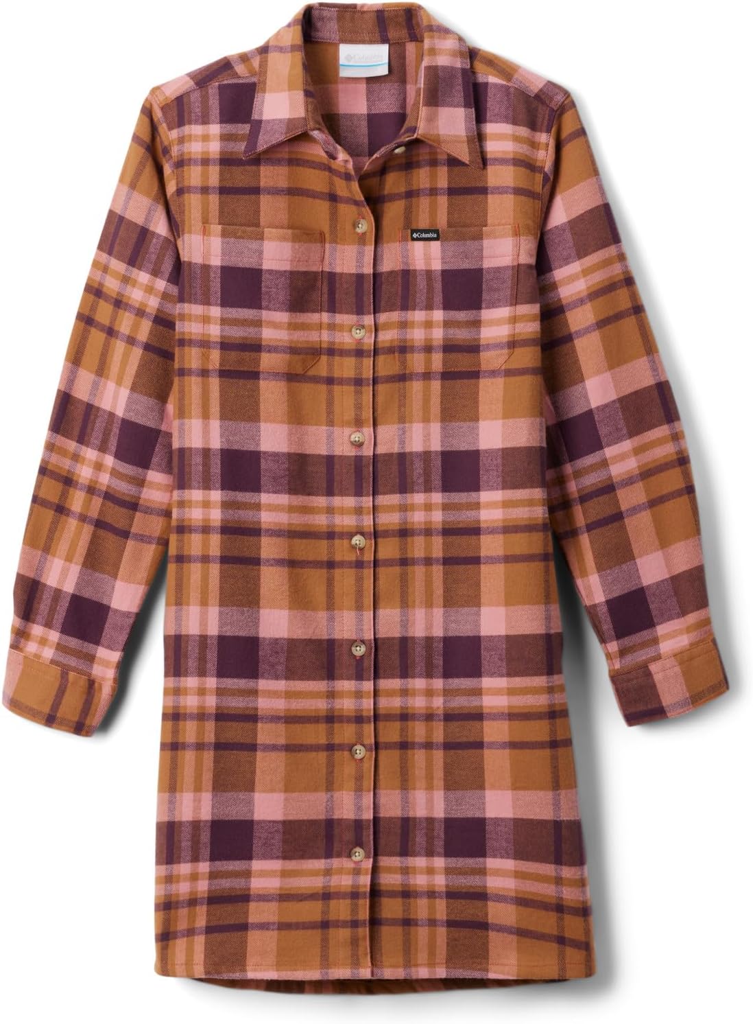 

Columbia Girls Calico Basin фланелевое платье с длинным рукавом, Moonvista Multi Plaid